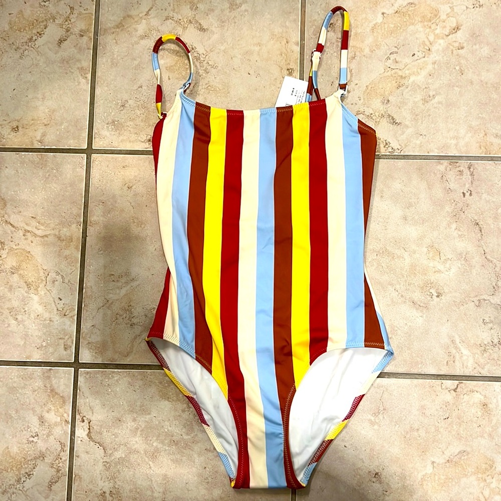 Solid & striped NWT one piece ! Size small.